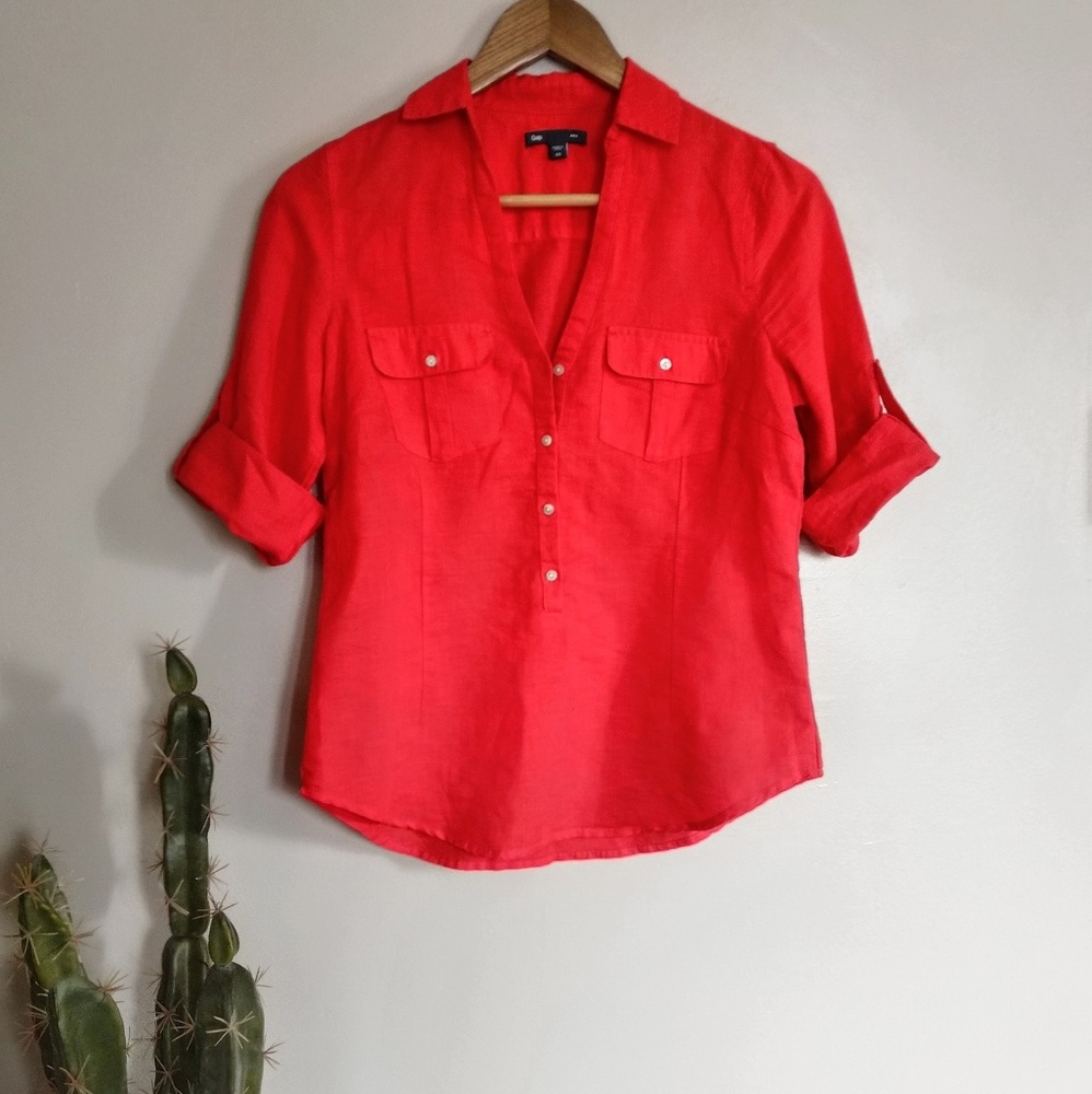 Gap Linen Blend Popover